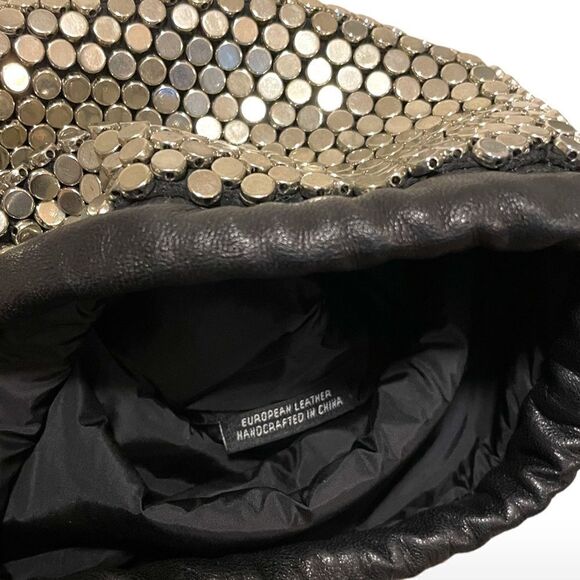 ALEXANDER WANG Chainmail Leather Clutch / Dust Bag - Picture 10 of 12